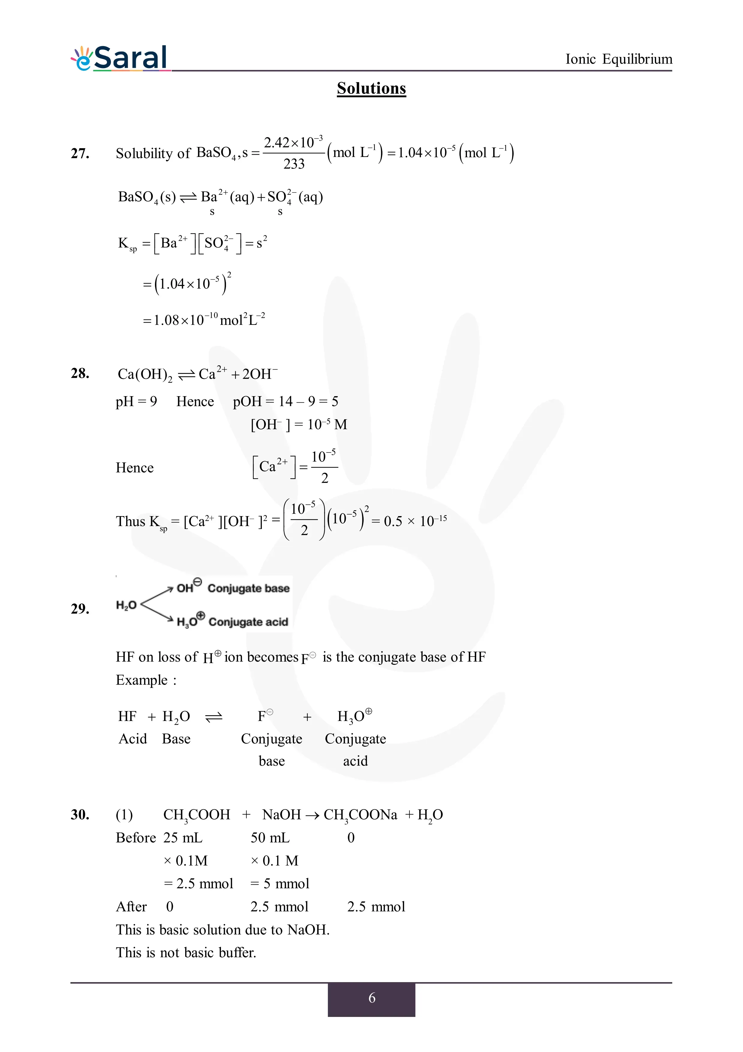 Ionic Equilibrium - NEET Previous Year Questions with Complete Solutions