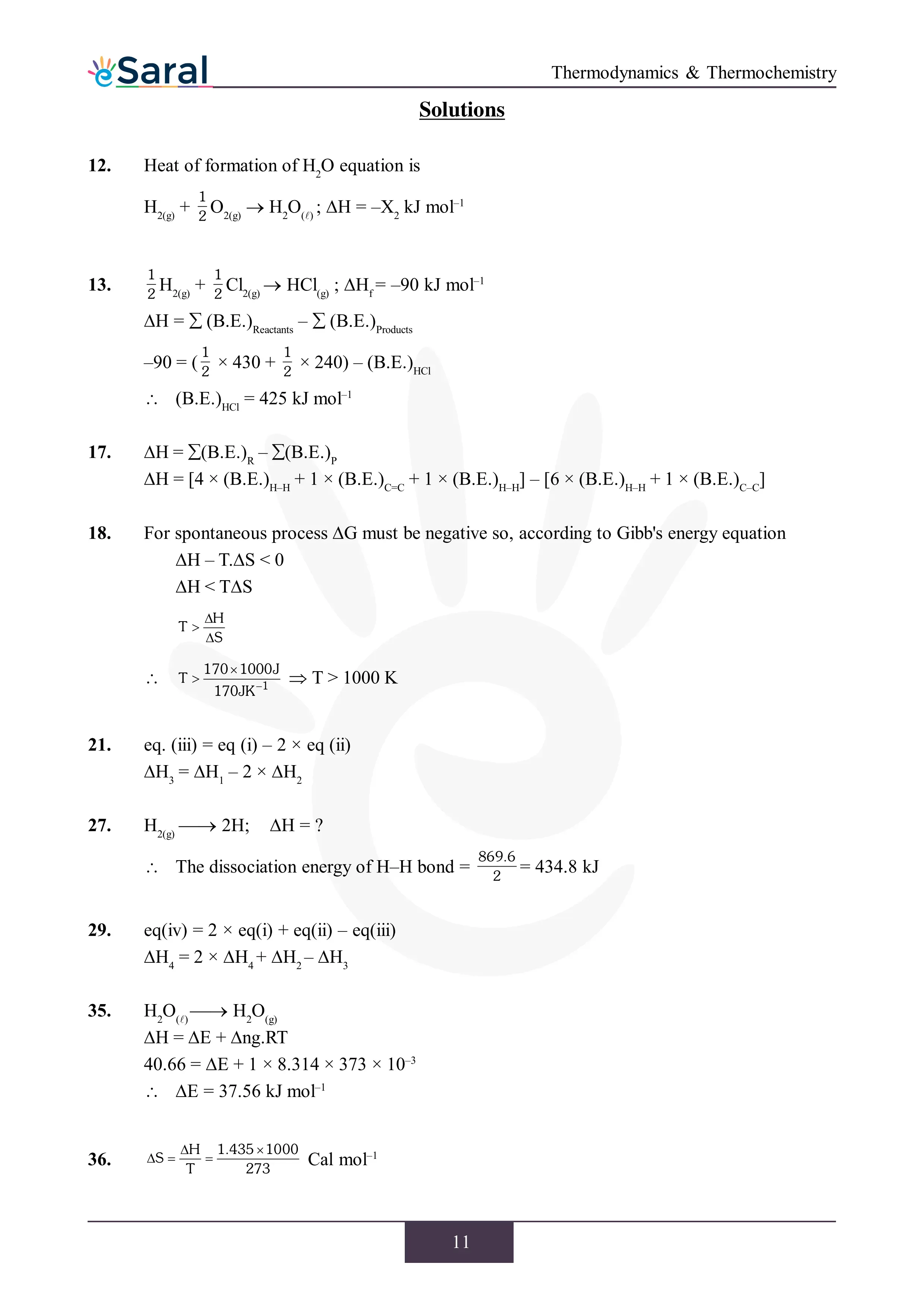 Thermodynamics PYQ