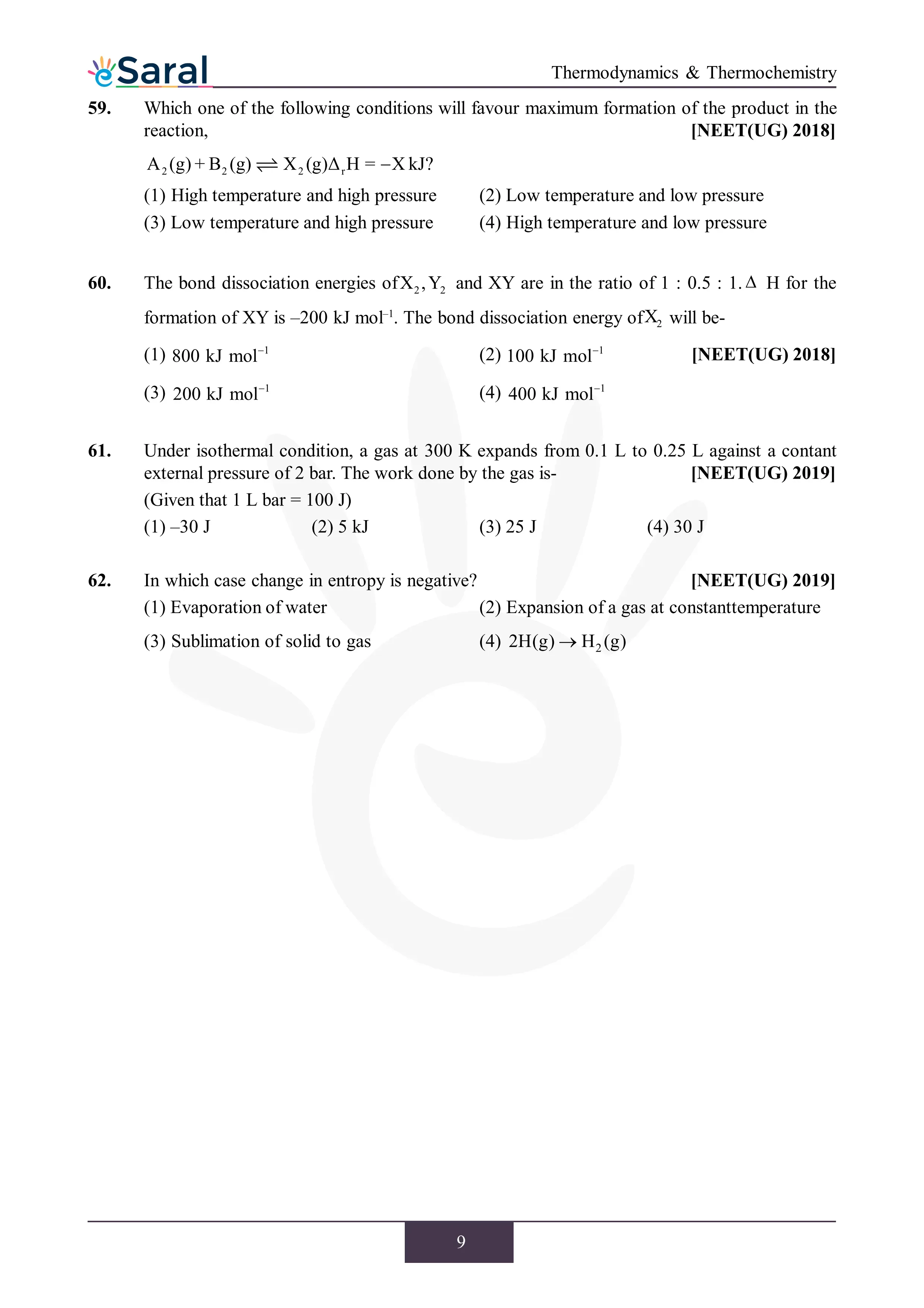 Thermodynamics PYQ