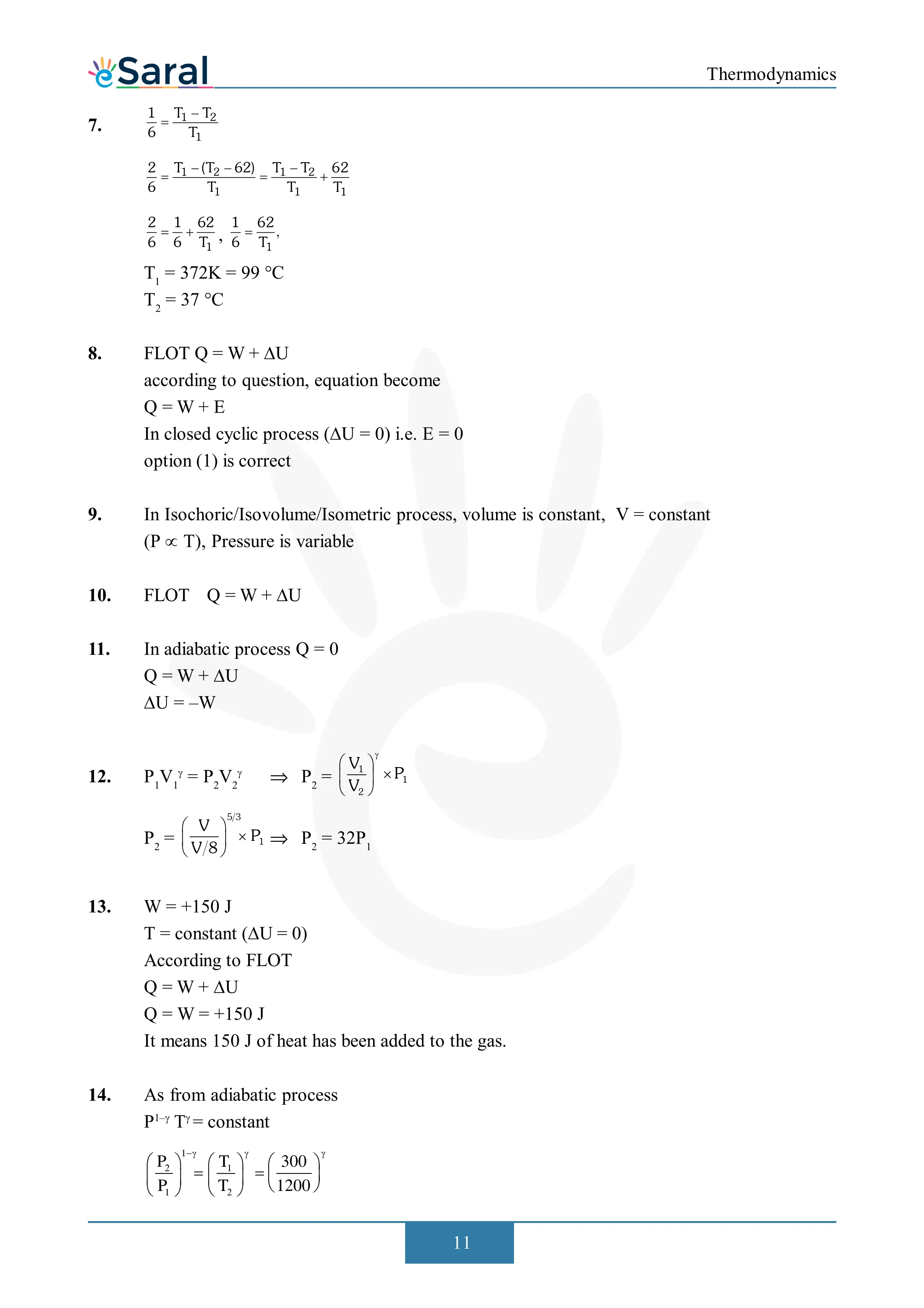 Thermodynamics - NEET Previous Year Questions with Complete Solutions