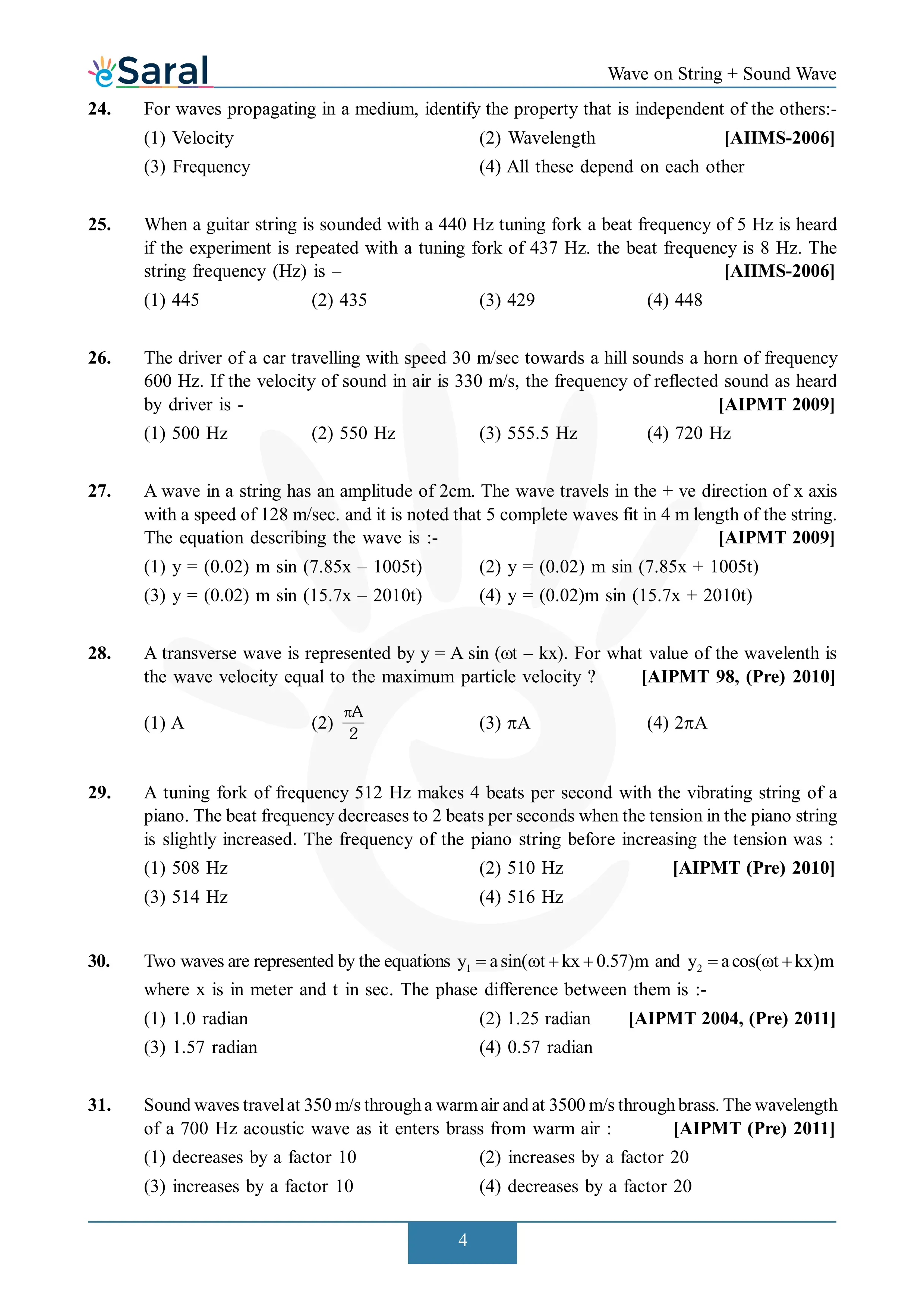 NEET PYQ with Solutions
