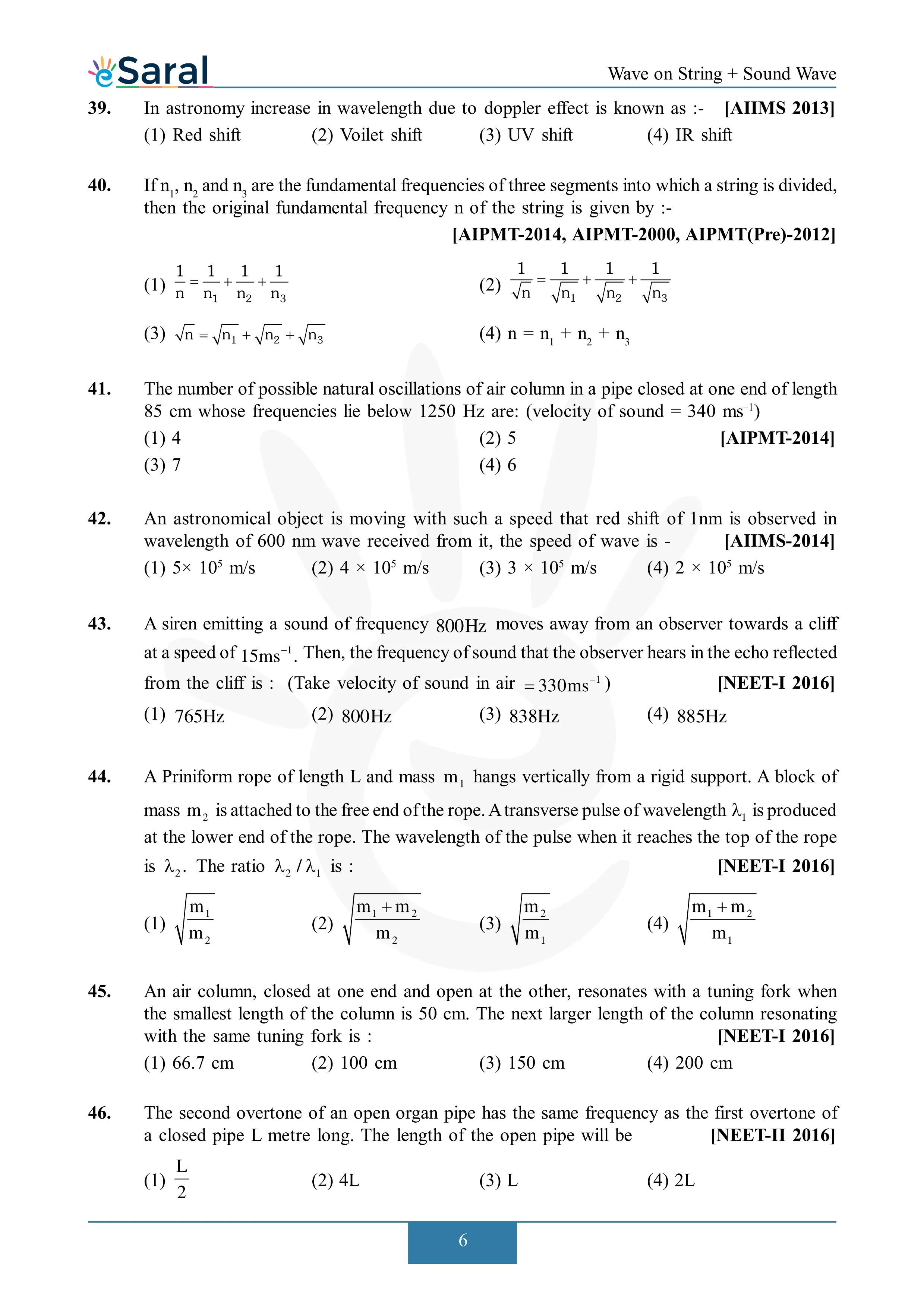 NEET PYQ with Solutions