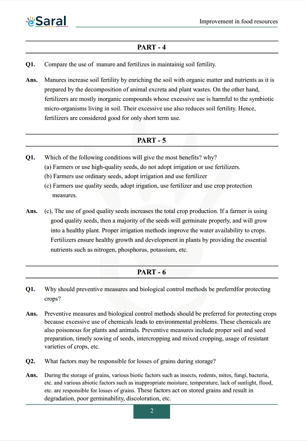 NCERT Solutions for Class 9 Science chapter 15 Image 4