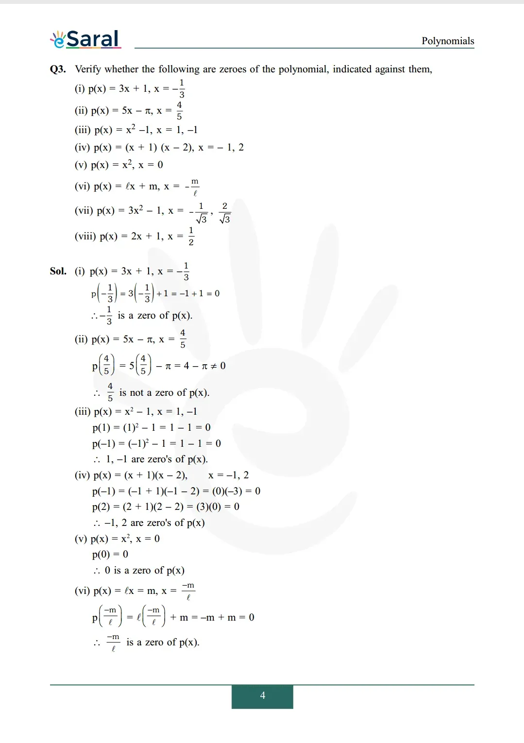 Class 9 maths chapter 2 exercise 2.2 solutions Image 2