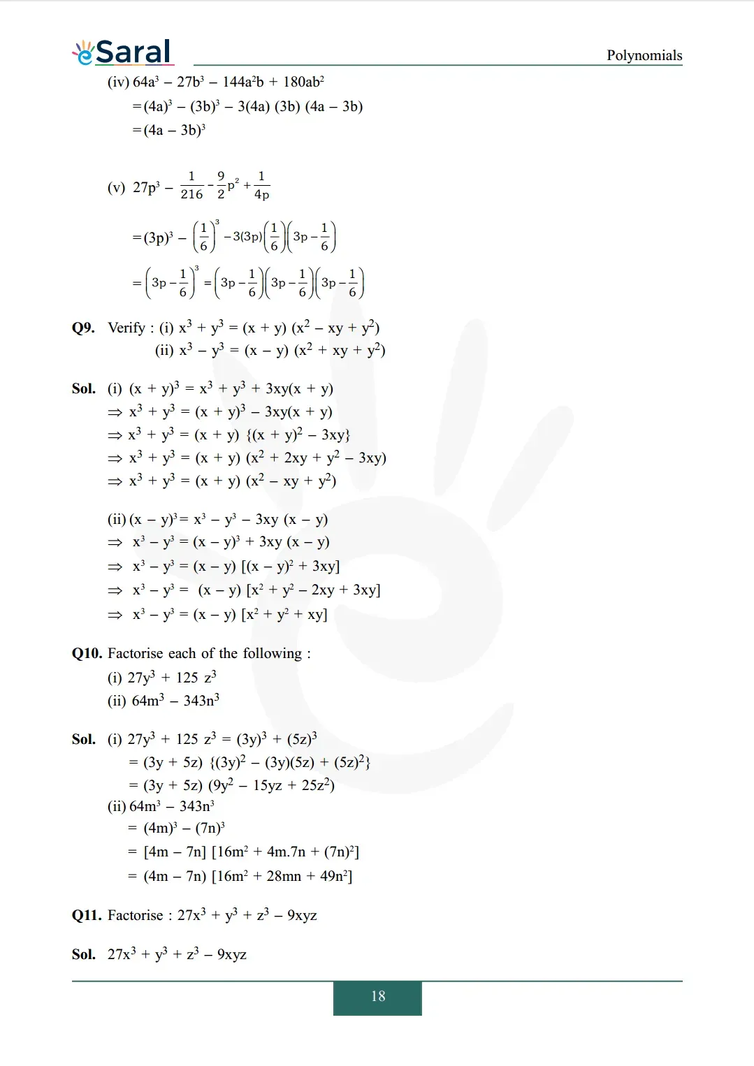 Class 9 maths chapter 2 exercise 2.5 solutions Image 6