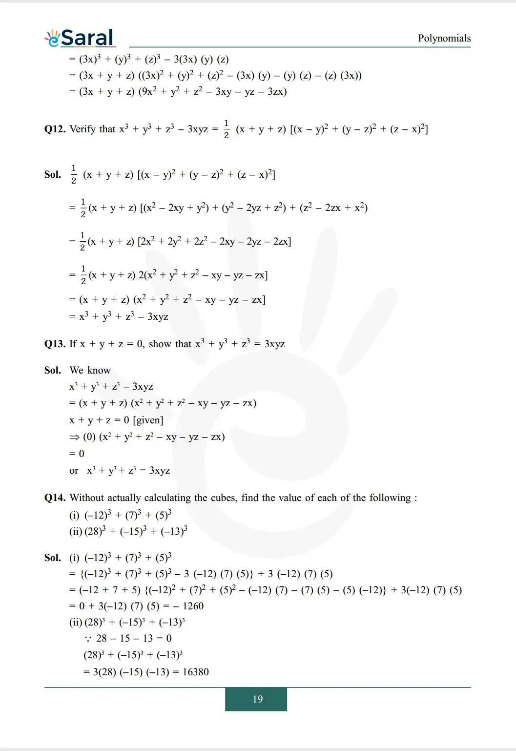 Class 9 maths chapter 2 exercise 2.5 solutions Image 7