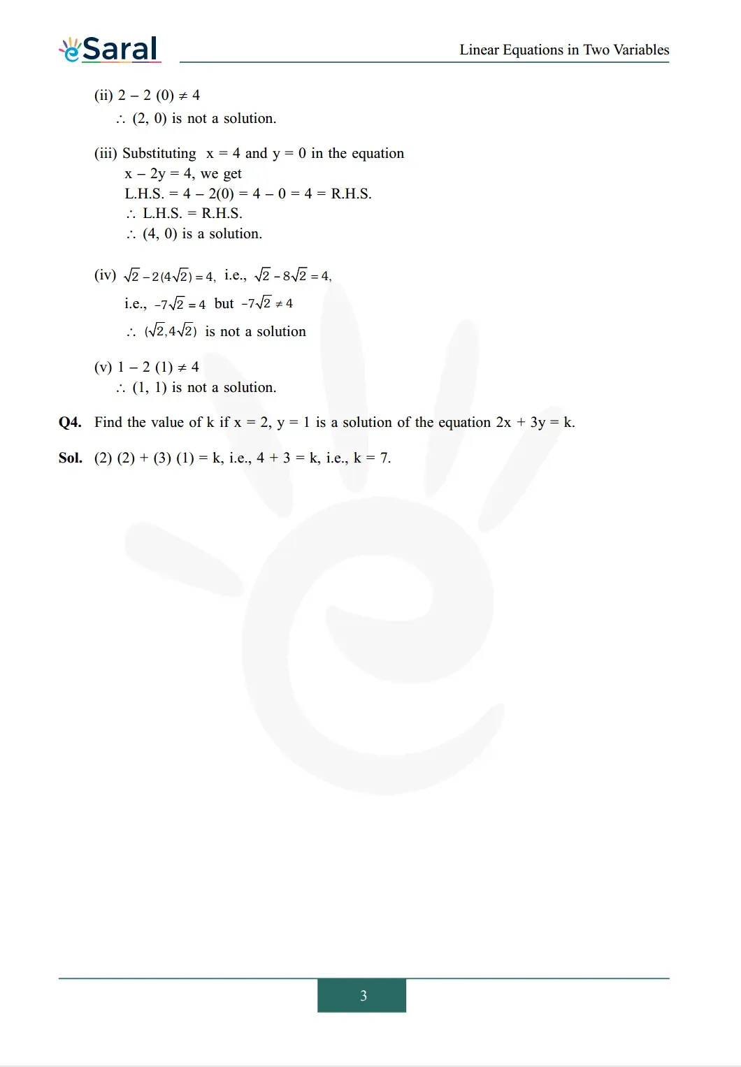 NCERT Solutions for Class 9 Maths chapter 4 Exercise 4.2 Image 1