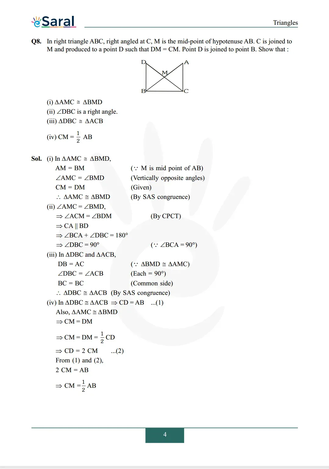 Class 9 maths chapter 7 exercise 7.1 solutions Image 4