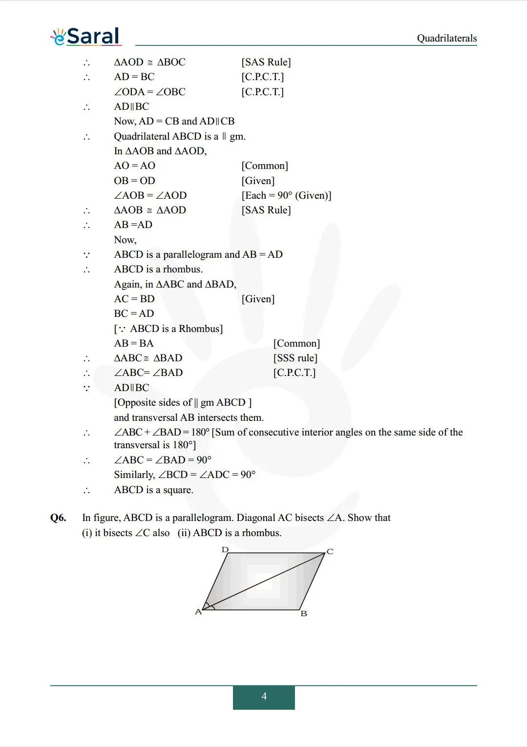 Class 9 maths chapter 8 exercise 8.1 solutions Image 4
