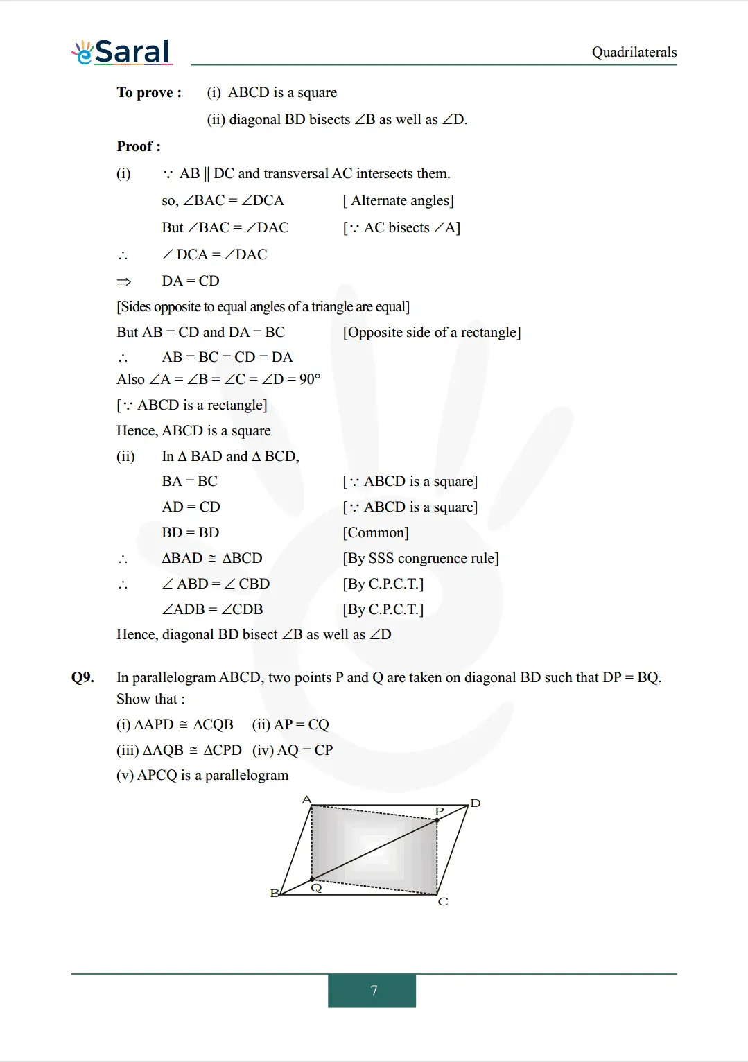 Class 9 maths chapter 8 exercise 8.1 solutions Image 7