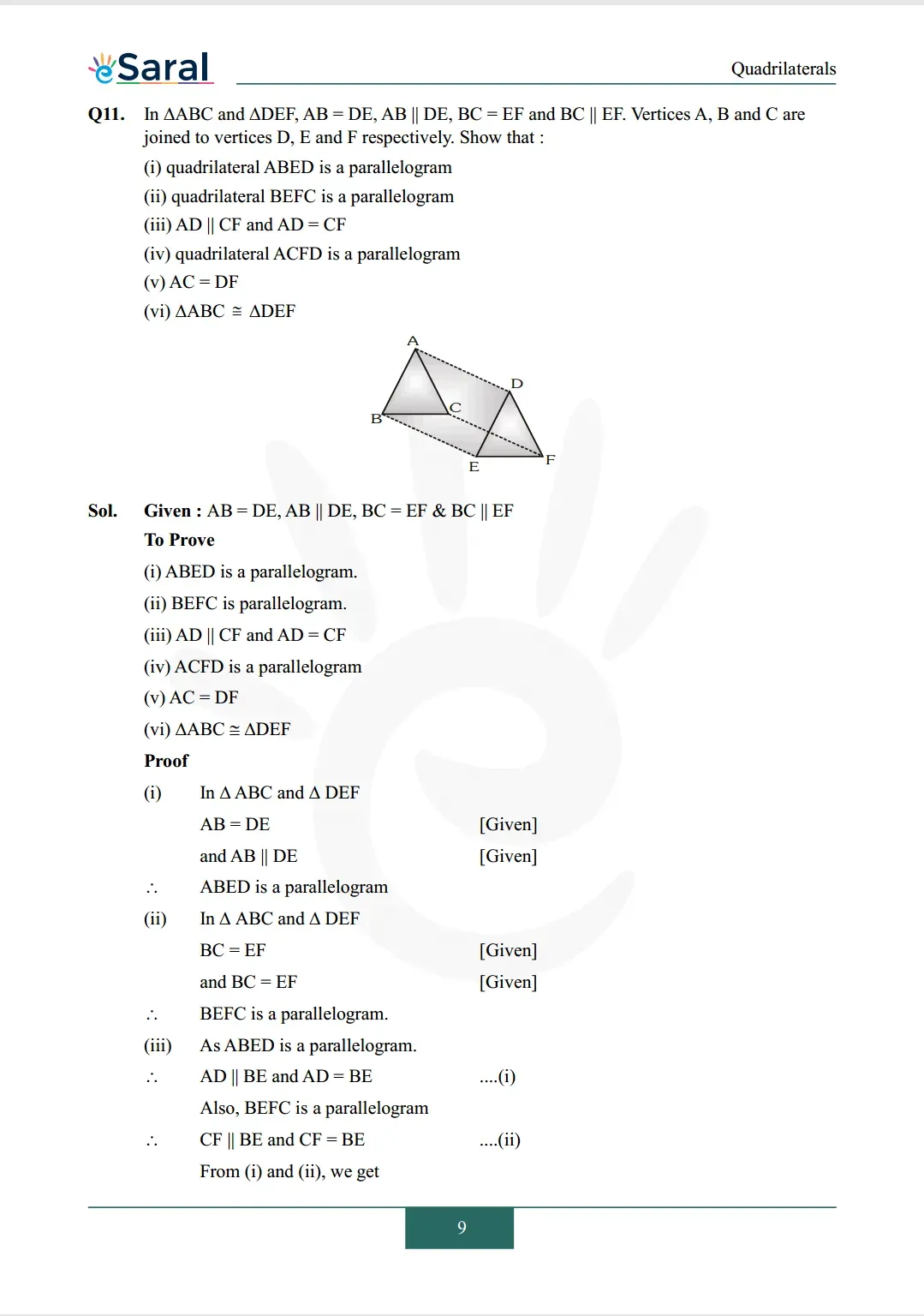 Class 9 maths chapter 8 exercise 8.1 solutions Image 9