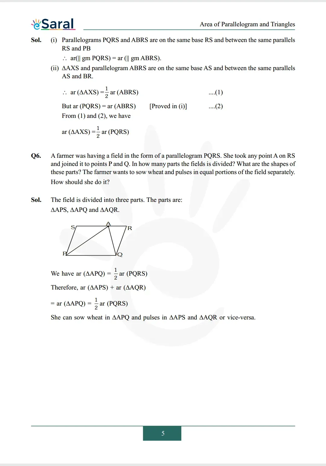 Class 9 maths chapter 9 exercise 9.2 solutions Image 4