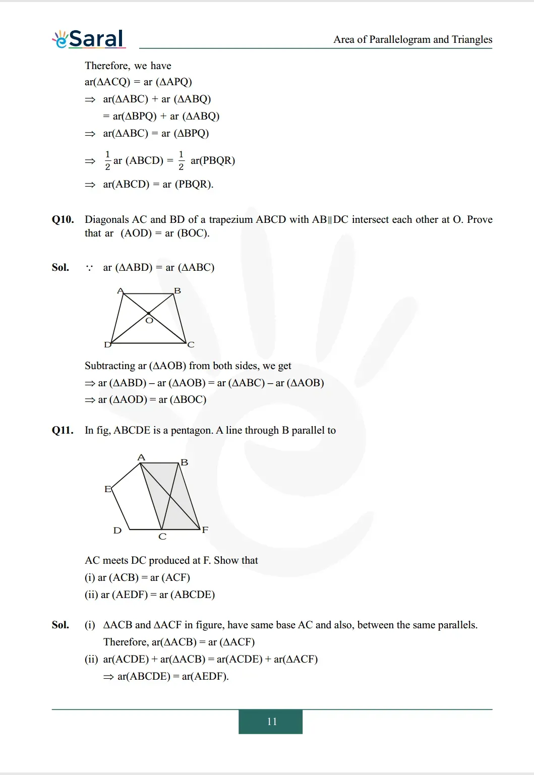 Class 9 maths chapter 9 exercise 9.3 solutions Image 6