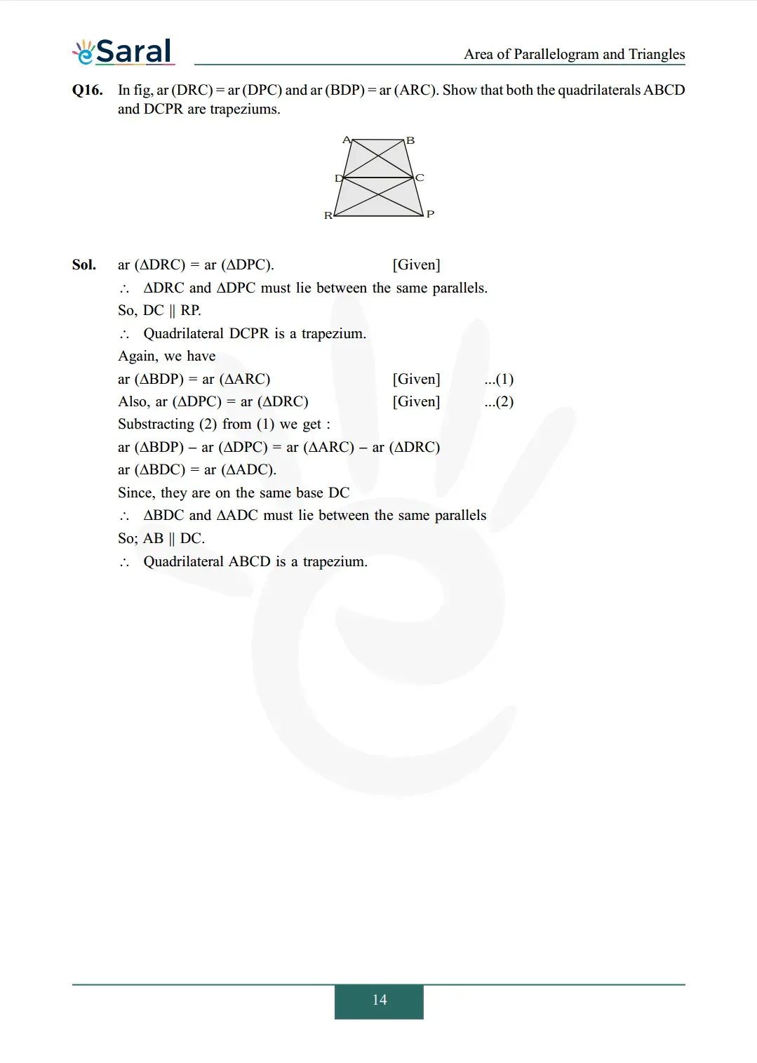 Class 9 maths chapter 9 exercise 9.3 solutions Image 9