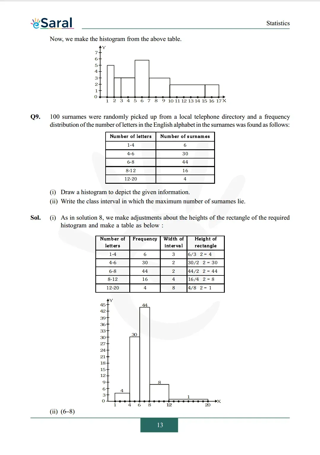 Class 9 maths chapter 14 exercise 14.3 solutions Image 8