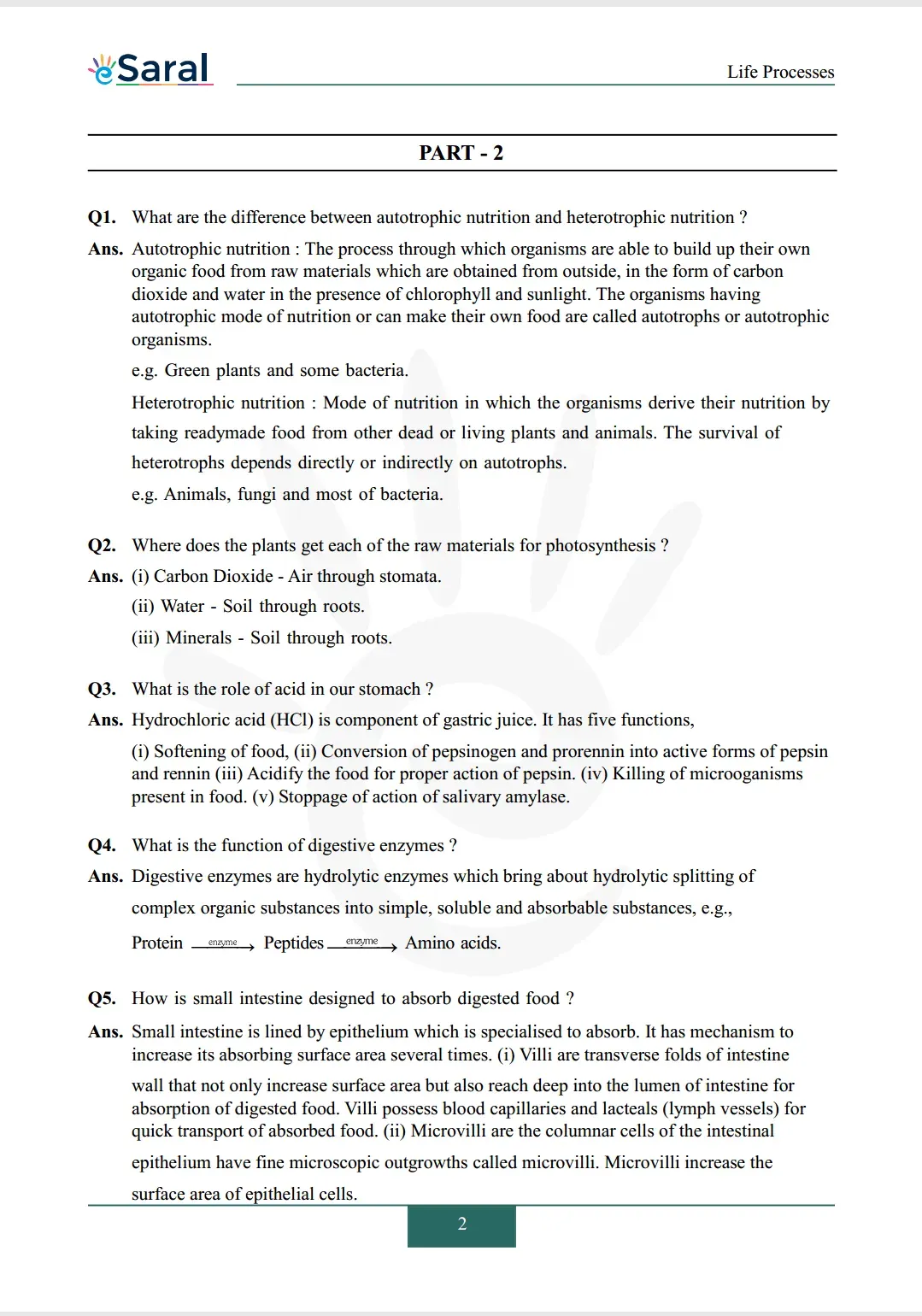 NCERT Solutions for Class 10 Science Chapter 6 Image 2