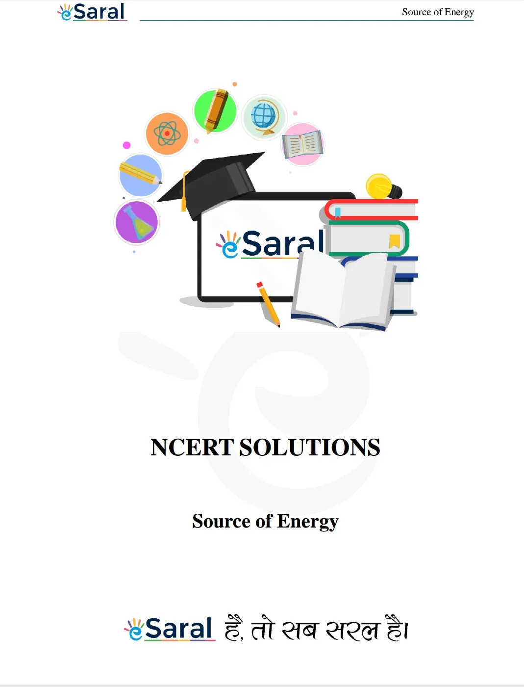 NCERT Solutions for Class 10 Science Chapter 14 Image 1