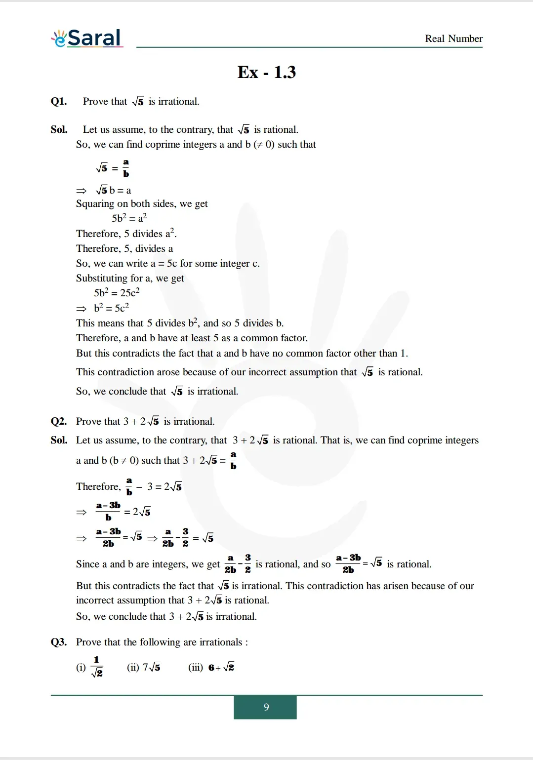 NCERT Solutions for Class 10 Maths chapter 1 Exercise 1.3 Image 1