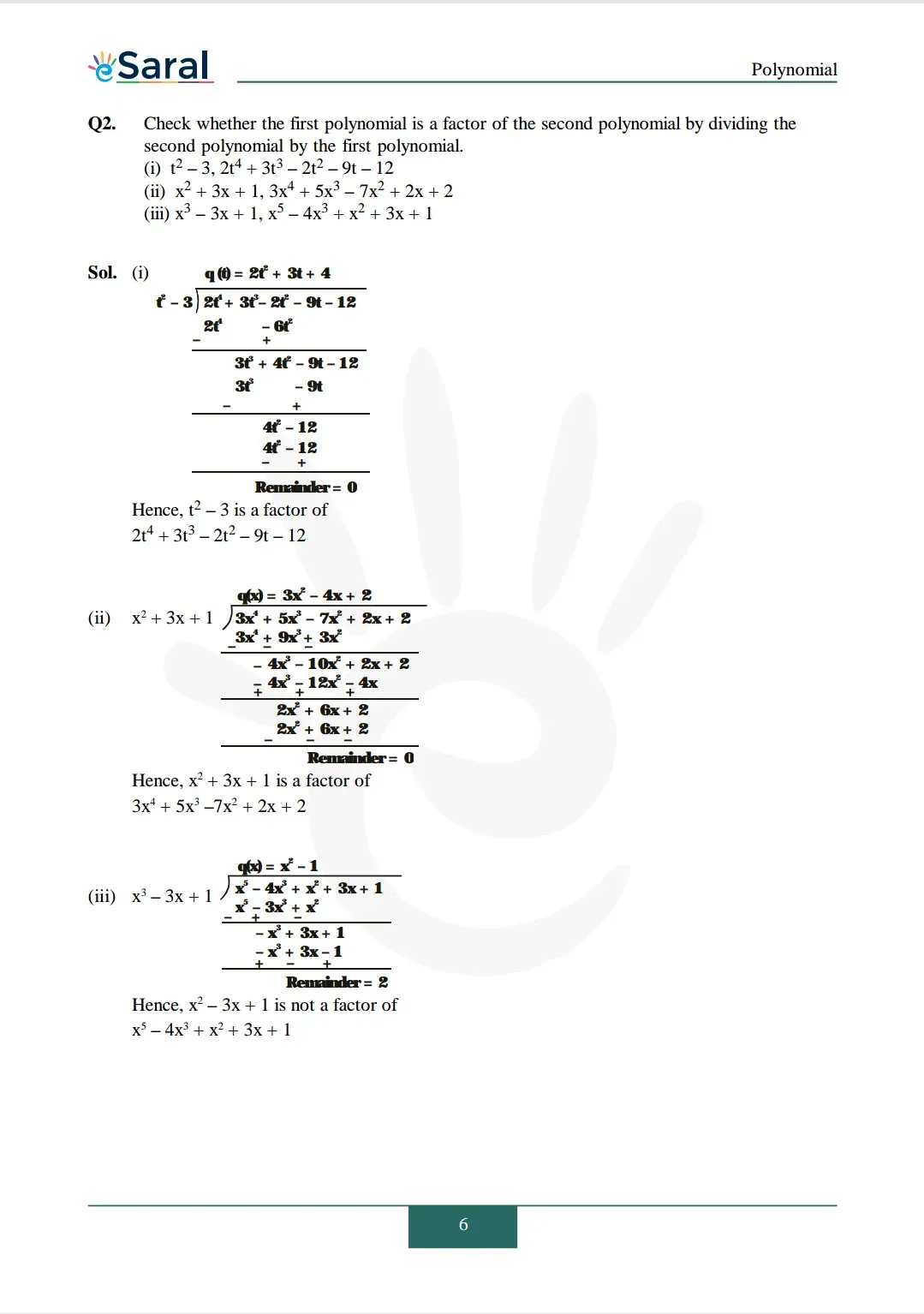 NCERT Solutions for Class 10 Maths chapter 2 Exercise 2.3 Image 2