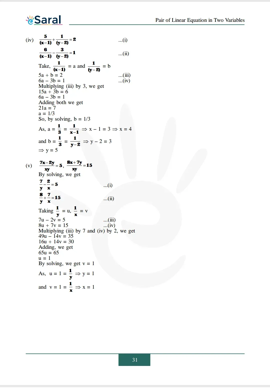 Class 10 Maths Chapter 3 exercise 3.6 solutions Image 3