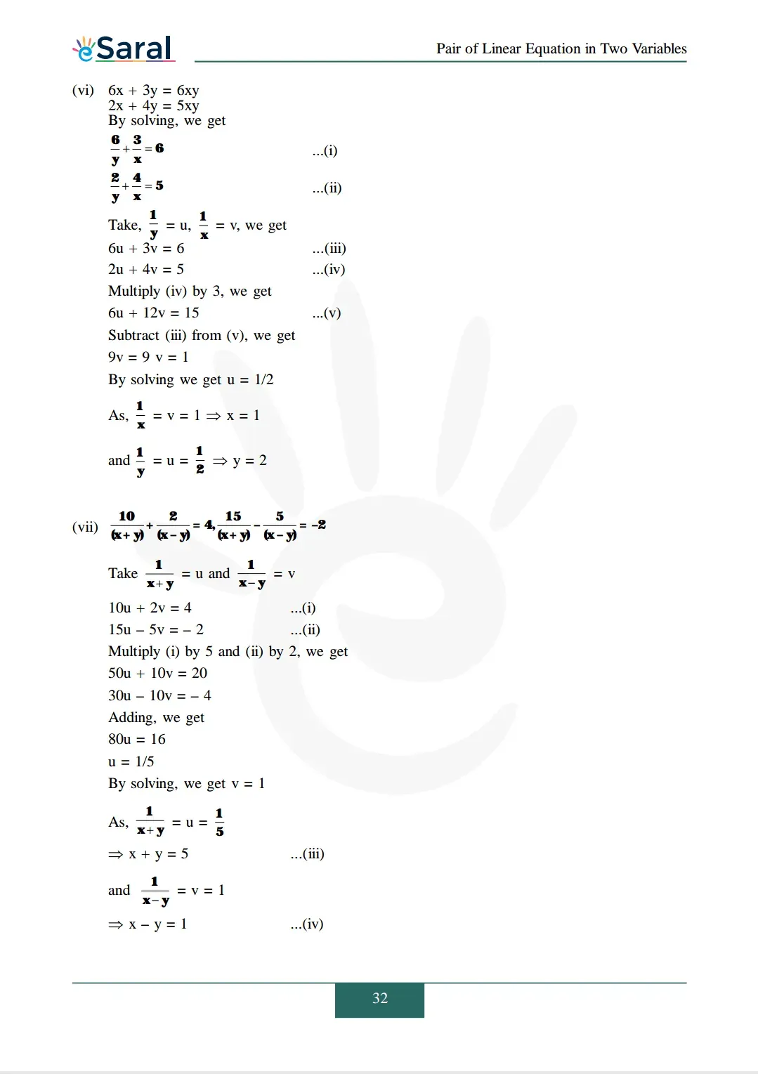 Class 10 Maths Chapter 3 exercise 3.6 solutions Image 4