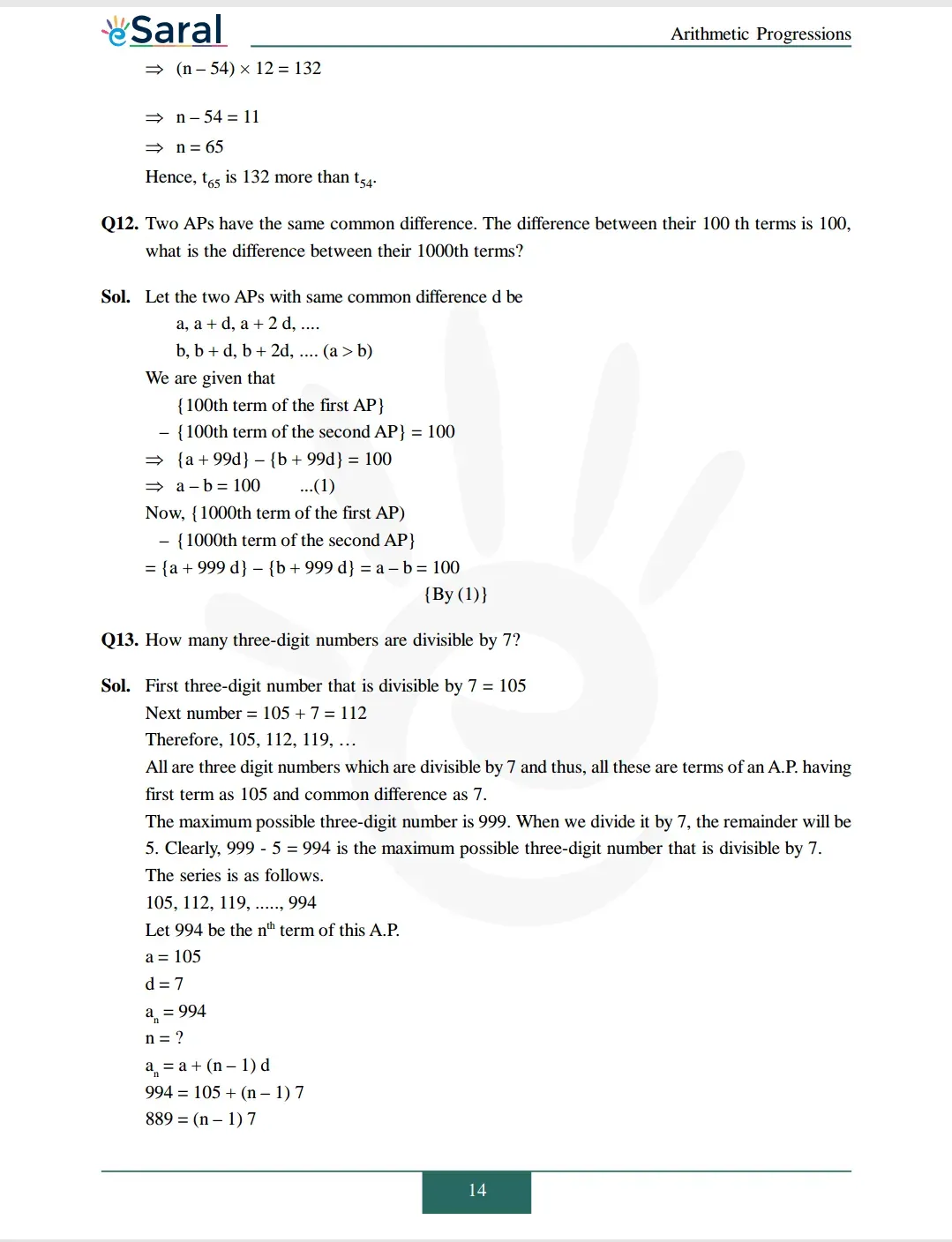 Class 10 Maths Chapter 5 exercise 5.2 solutions Image 7