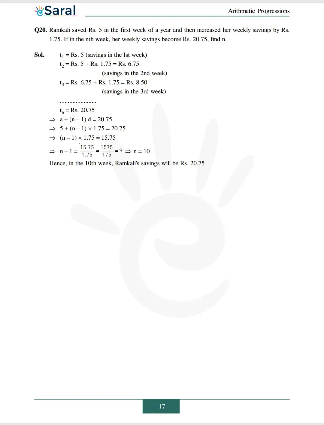 Class 10 Maths Chapter 5 exercise 5.2 solutions Image 10