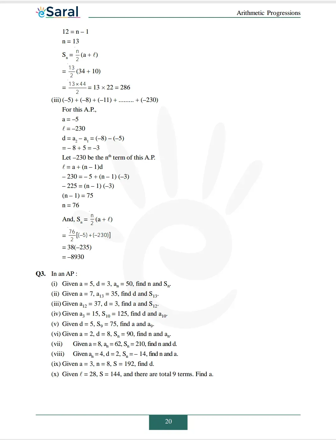 Class 10 Maths Chapter 5 exercise 5.3 solutions Image 3