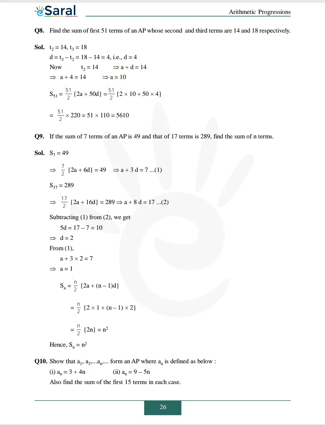 Class 10 Maths Chapter 5 exercise 5.3 solutions Image 9