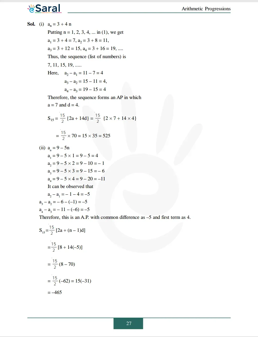Class 10 Maths Chapter 5 exercise 5.3 solutions Image 9