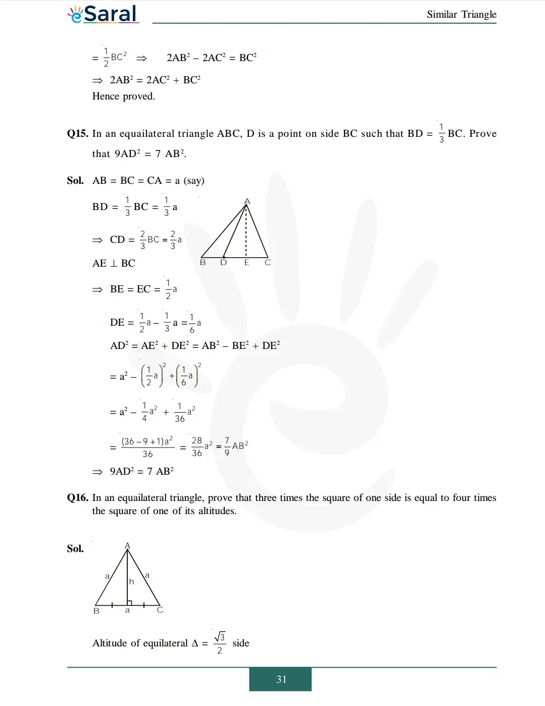 Class 10 Maths Chapter 6 exercise 6.5 solutions Image 8