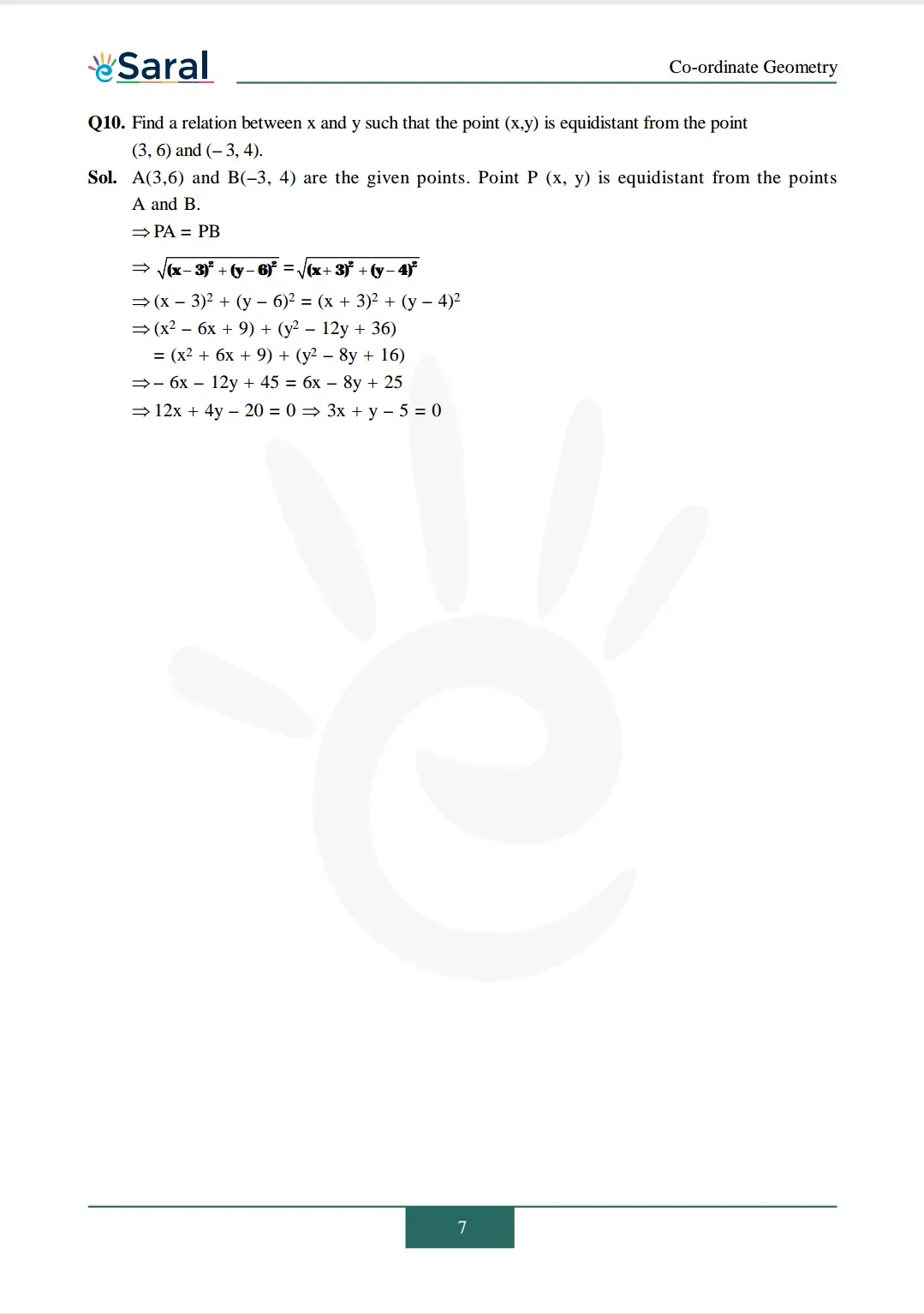 Class 10 Maths Chapter 7 exercise 7.1 solutions Image 7