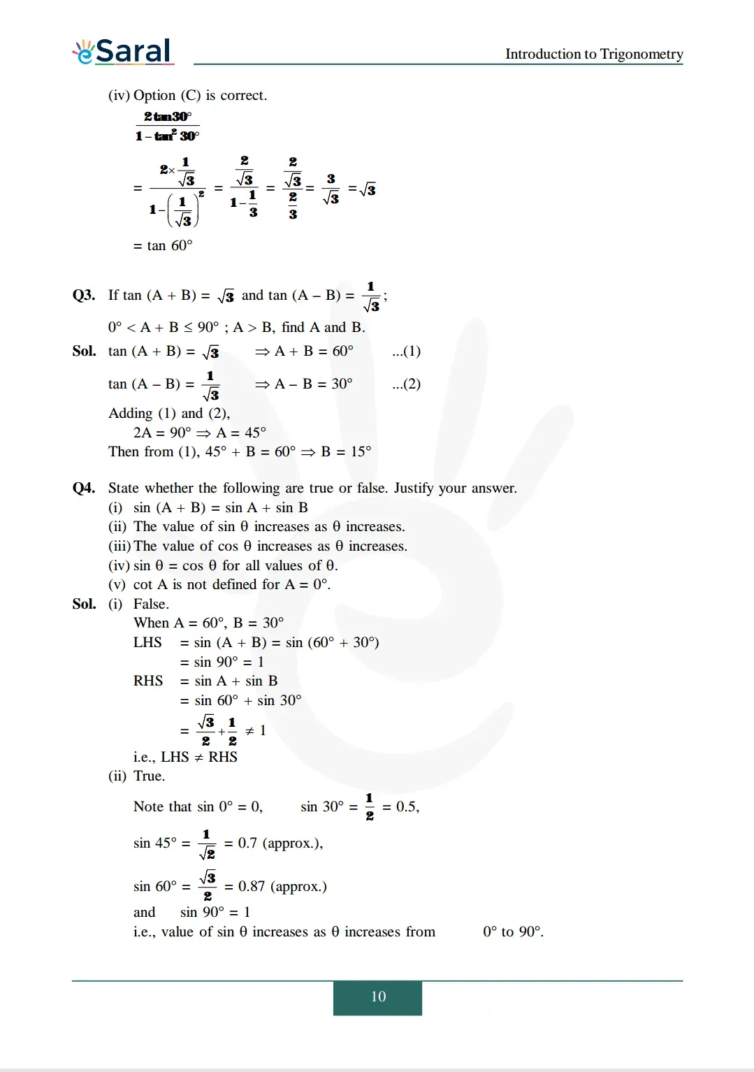 Class 10 Maths Chapter 8 exercise 8.2 solutions image 3