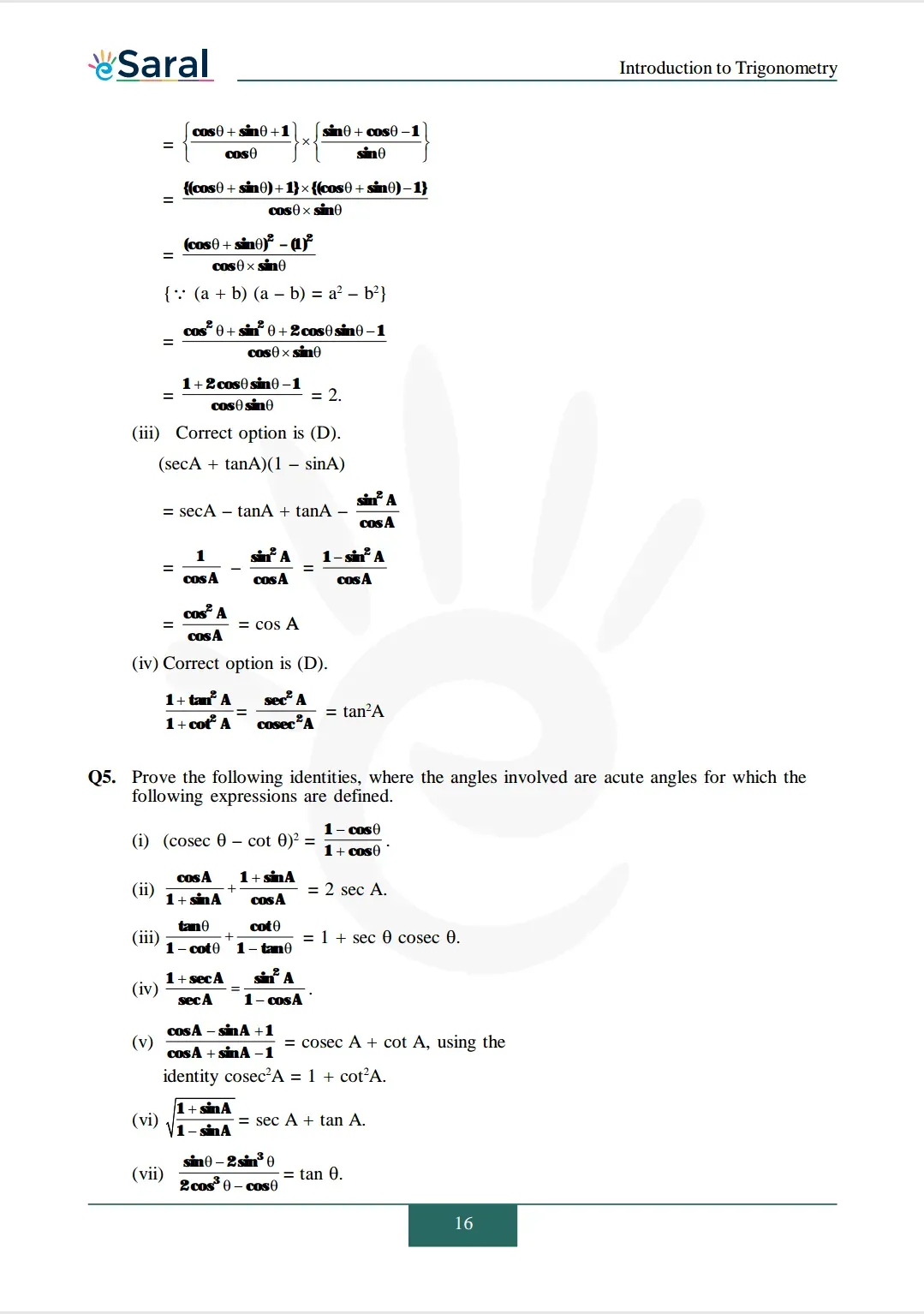 Class 10 Maths Chapter 8 exercise 8.4 solutions image 3