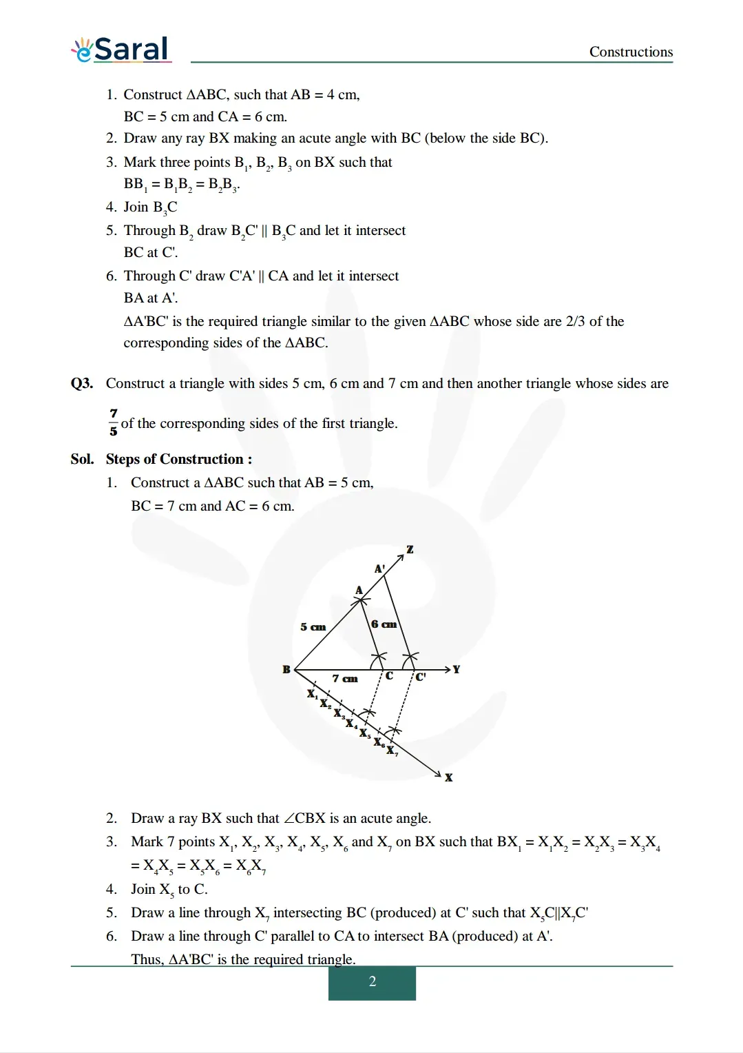 Class 10 Maths Chapter 11 exercise 11.1 solutions Image 2