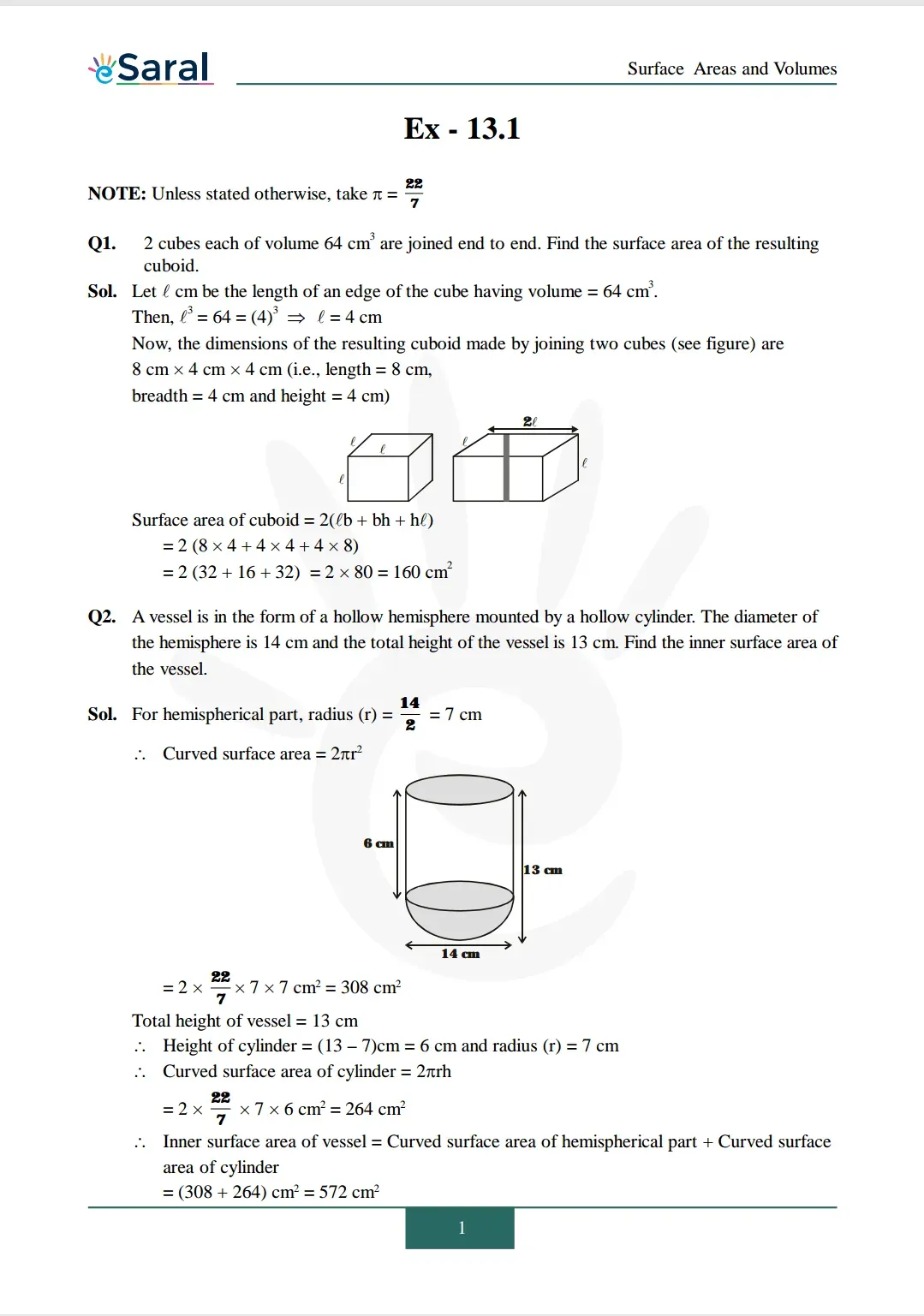 NCERT Solutions for Class 10 Maths chapter 13 Exercise 13.1 Image 1
