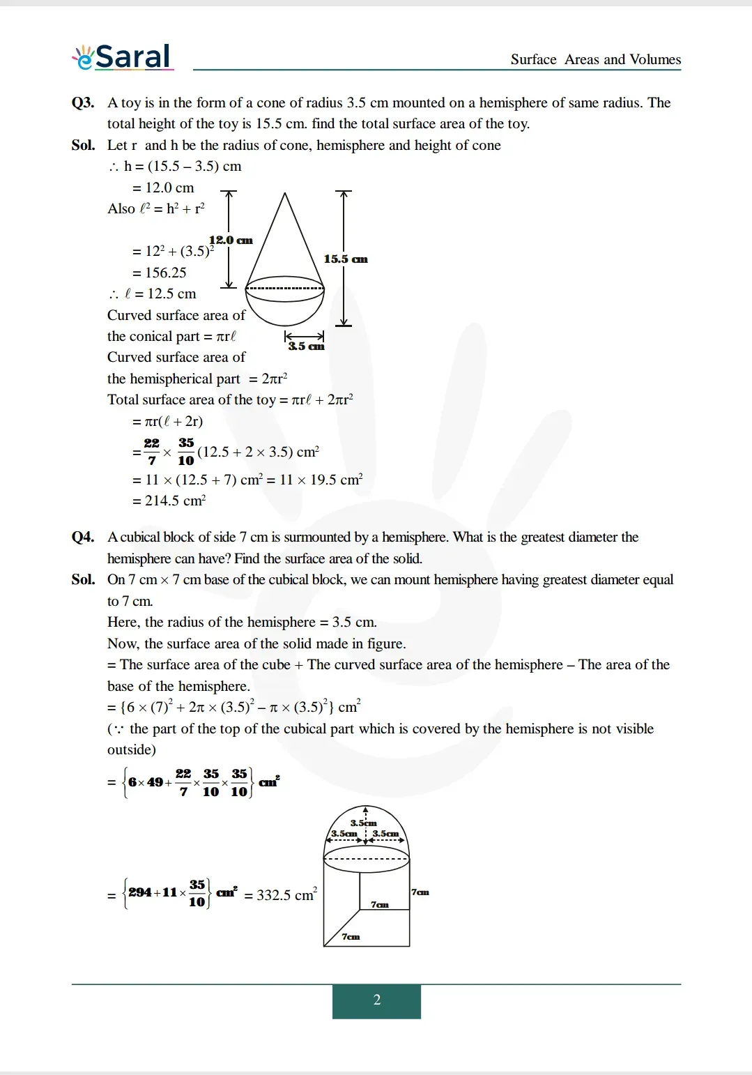 Class 10 Maths Chapter 13 exercise 13.1 solutions Image 2