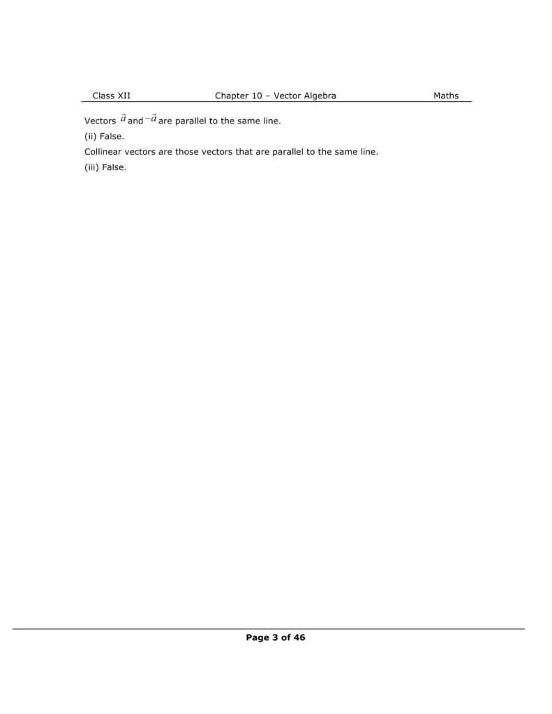 NCERT Class 12 Maths Chapter 10 Exercise 10.1 Solutions Image 3