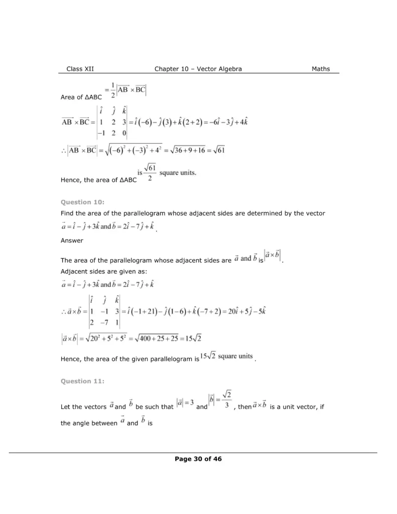 NCERT Class 12 Maths Chapter 10 Exercise 10.4 Solutions Image 7