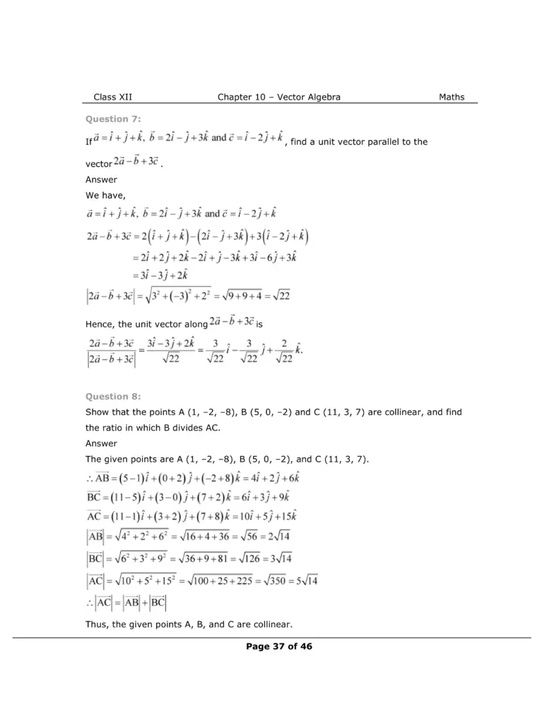 NCERT Solutions For Class 12 Maths Chapter 10 Miscellaneous Exercise Image 5