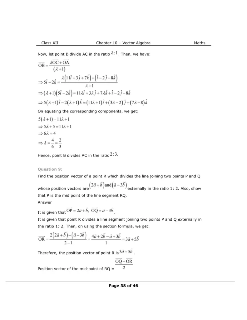 NCERT Solutions For Class 12 Maths Chapter 10 Miscellaneous Exercise Image 6