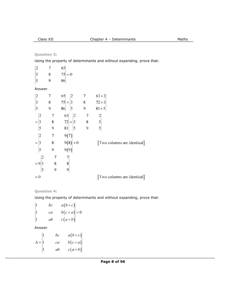 NCERT Class 12 Maths Chapter 4 Exercise 4.2 Solutions Image 2