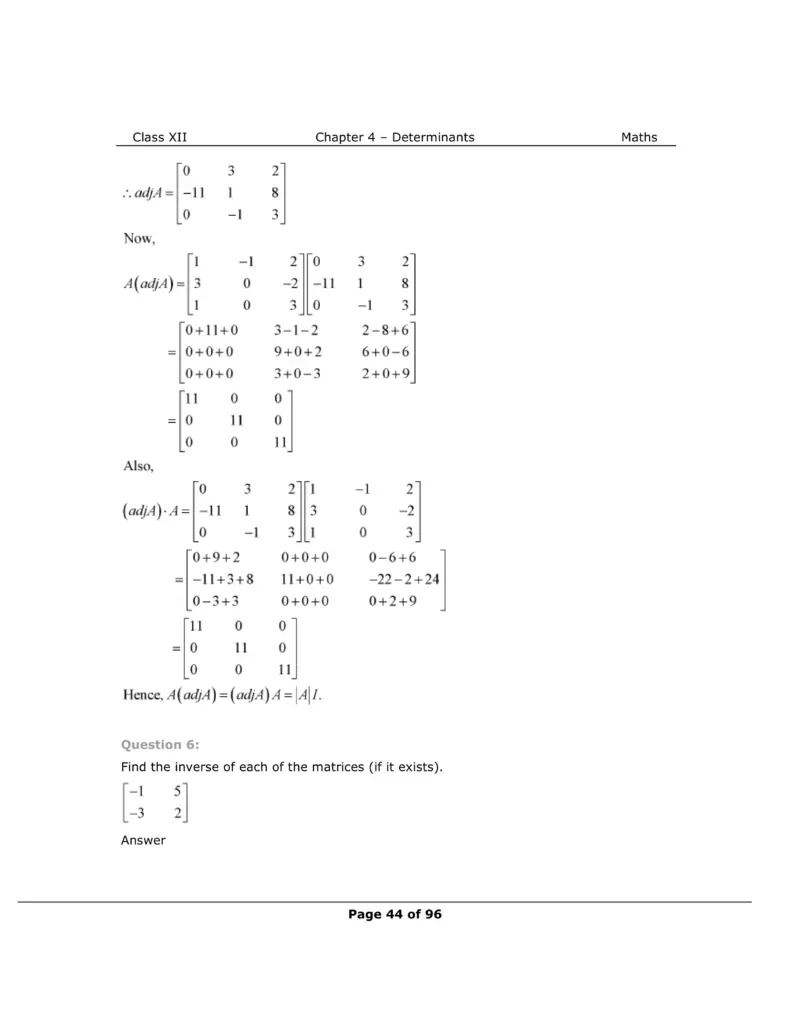 NCERT Class 12 Maths Chapter 4 Exercise 4.5 Solutions Image 5