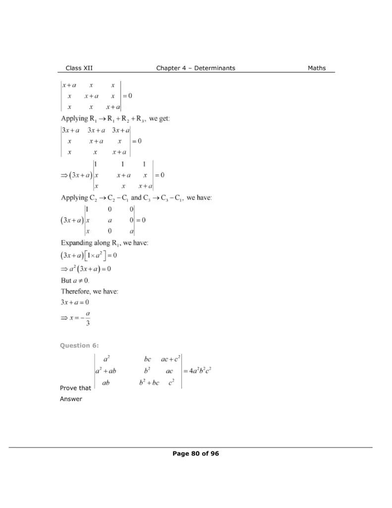 NCERT Solutions For Class 12 Maths Chapter 4 Miscellaneous Exercise Image 5