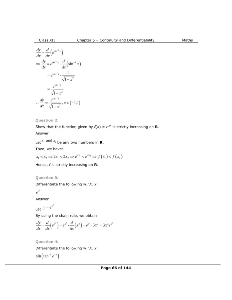 NCERT Class 12 Maths Chapter 5 Exercise 5.4 Solutions Image 2