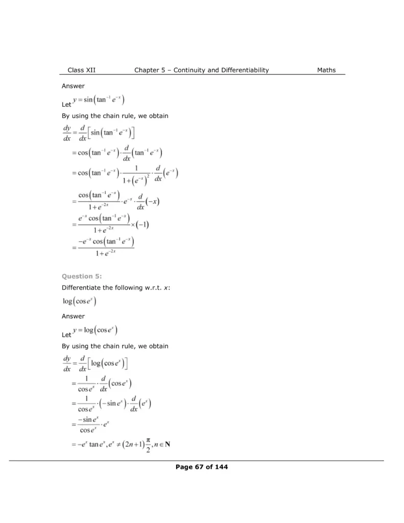 NCERT Class 12 Maths Chapter 5 Exercise 5.4 Solutions Image 3