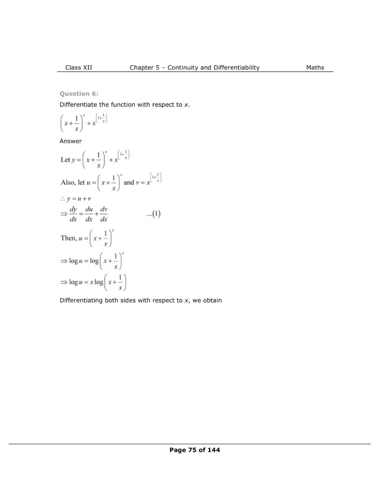 NCERT Class 12 Maths Chapter 5 Exercise 5.5 Solutions Image 5