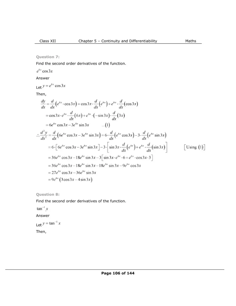 NCERT Class 12 Maths Chapter 5 Exercise 5.7 Solutions Image 4