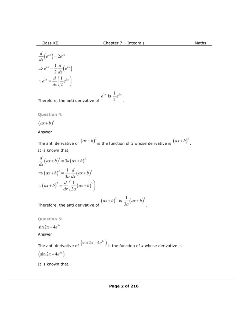 NCERT Class 12 Maths Chapter 7 Exercise 7.1 Solutions Image 2
