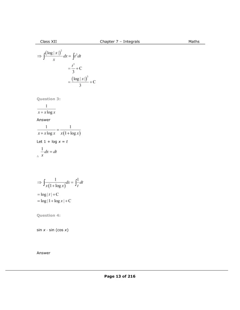 NCERT Class 12 Maths Chapter 7 Exercise 7.2 Solutions Image 2
